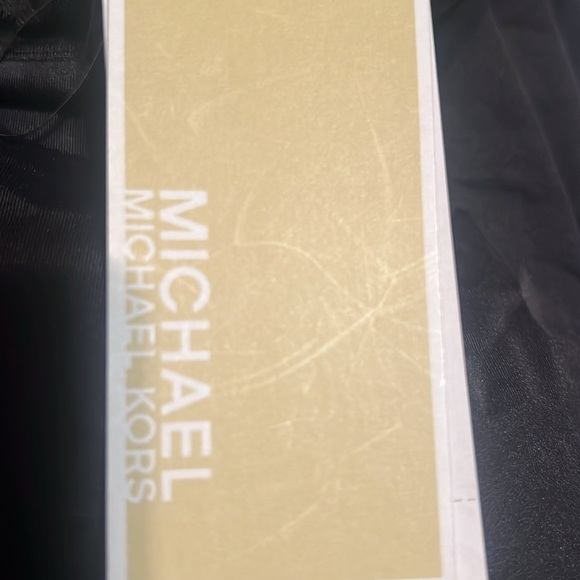 Michael Kors Signature Black Solids Logo Chain One Shoulder Tankini Top | NEW!🖤 - Picture 4 of 5